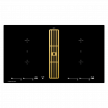 Индукционная варочная панель с вытяжкой Kuppersbusch KMI 9800.0 SR Gold фото, картинка